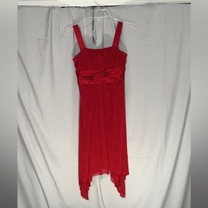 Red homecoming dress size medium good condition no tears rips or stains.
